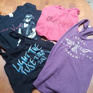 Bundle of KEITH URBAN shirts..2 tanks, 2 tees